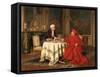 A Distinguished Guest, 1880s-Andrea Landini-Framed Stretched Canvas