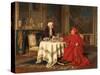 A Distinguished Guest, 1880s-Andrea Landini-Stretched Canvas