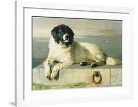 A Distinguished Member Of The Humane Society-Edwin Landseer-Framed Premium Giclee Print