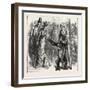 A Distinguished Visitor at Liverpool, the Young Gorilla Holding a Reception in the Museum, 1876, Uk-null-Framed Giclee Print