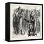 A Distinguished Visitor at Liverpool, the Young Gorilla Holding a Reception in the Museum, 1876, Uk-null-Framed Stretched Canvas