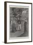 A Distinguished Visitor to the Royal Yacht Squadron, Cowes-Henry Charles Seppings Wright-Framed Giclee Print