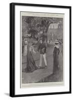 A Distinguished Visitor to the Royal Yacht Squadron, Cowes-Henry Charles Seppings Wright-Framed Giclee Print