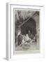 A Divan of the Grand Shereef of Wazan, Morocco-Charles Auguste Loye-Framed Giclee Print