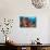 A Diver Approaches Colorful Soft Corals and Crinoids on the Reefs of Raja Ampat-null-Photographic Print displayed on a wall