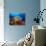 A Diver Looks On at a Colorful Reef with Sea Fans, Solomon Islands-Stocktrek Images-Photographic Print displayed on a wall