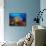 A Diver Looks On at a Colorful Reef with Sea Fans, Solomon Islands-Stocktrek Images-Framed Photographic Print displayed on a wall