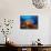 A Diver Looks On at a Colorful Reef with Sea Fans, Solomon Islands-Stocktrek Images-Framed Photographic Print displayed on a wall