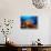 A Diver Looks On at a Colorful Reef with Sea Fans, Solomon Islands-Stocktrek Images-Framed Photographic Print displayed on a wall