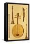 A Dizi, a Sona, a Yueqin, Chinese, Japanese Hichiriki and Chinese Laba, from 'Musical Instruments'-Alfred James Hipkins-Framed Stretched Canvas