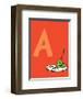 A - Do You Like Green Eggs and Ham? (on red)-Theodor (Dr. Seuss) Geisel-Framed Art Print