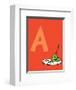 A - Do You Like Green Eggs and Ham? (on red)-Theodor (Dr. Seuss) Geisel-Framed Art Print