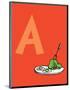 A - Do You Like Green Eggs and Ham? (on red)-Theodor (Dr. Seuss) Geisel-Mounted Art Print