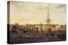 A Dockyard at Wapping-Francis Holman-Stretched Canvas