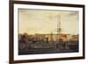 A Dockyard at Wapping-Francis Holman-Framed Giclee Print