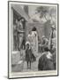 A Doctor and His Patients, a Scene Outside a British Military Hospital in the Transvaal-Frank Dadd-Mounted Giclee Print