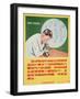 A Doctor Looks into a Microscope of Mycobacterium Tuberculosis-null-Framed Art Print