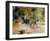 A Dog-Cart, 1880-Henri de Toulouse-Lautrec-Framed Giclee Print