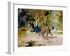 A Dog-Cart, 1880-Henri de Toulouse-Lautrec-Framed Giclee Print