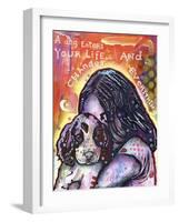 A Dog Changes Everything-Dean Russo-Framed Giclee Print