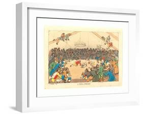 A Dog Fight, 1811-Thomas Rowlandson-Framed Giclee Print