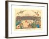 A Dog Fight, 1811-Thomas Rowlandson-Framed Giclee Print