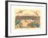 A Dog Fight, 1811-Thomas Rowlandson-Framed Giclee Print