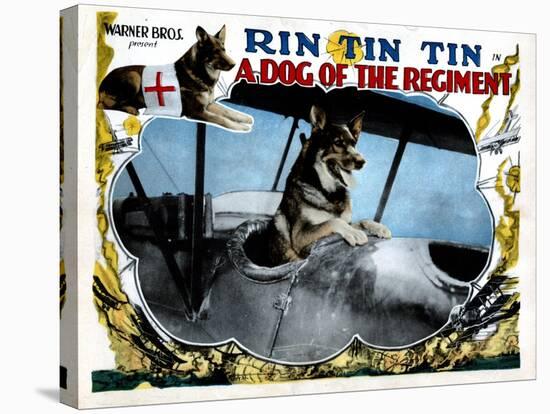 A Dog of the Regiment, Rin Tin Tin, 1927-null-Stretched Canvas