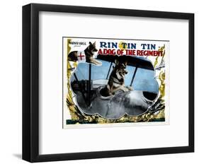 A Dog of the Regiment, Rin Tin Tin, 1927-null-Framed Art Print
