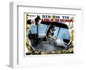 A Dog of the Regiment, Rin Tin Tin, 1927-null-Framed Art Print