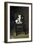 A Dog on a Chair-Guillaume Anne van der Brugghen-Framed Art Print