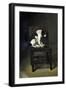 A Dog on a Chair-Guillaume Anne van der Brugghen-Framed Art Print