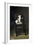 A Dog on a Chair-Guillaume Anne van der Brugghen-Framed Art Print