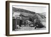 A Dog Pulling a Cart-null-Framed Photographic Print