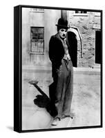 A Dog 's Life by and with Charlie Chaplin (The Tramp), 1918-null-Framed Stretched Canvas