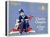 A Dog's Life, Charlie Chaplin, 1918-null-Stretched Canvas