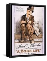 A Dog's Life Movie Charlie Chaplin-null-Framed Stretched Canvas