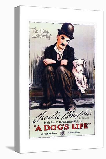 A Dog's Life - Movie Poster Reproduction-null-Stretched Canvas