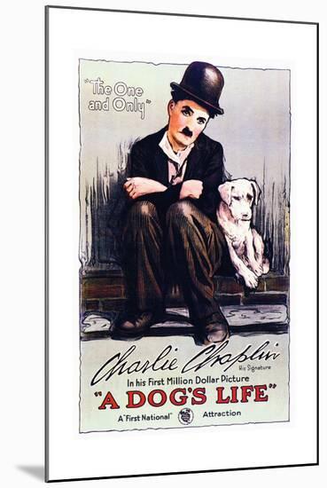 A Dog's Life - Movie Poster Reproduction-null-Mounted Art Print