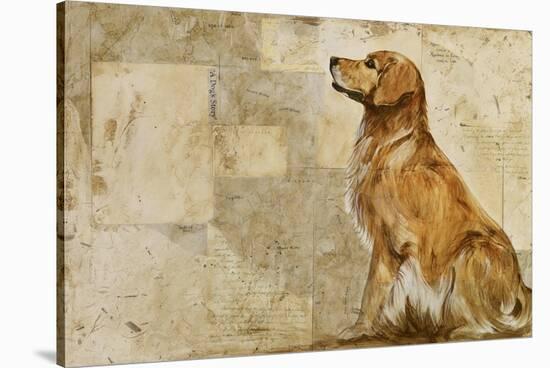 A Dog's Story 2-Elizabeth Hope-Stretched Canvas