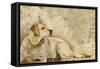 A Dog's Story 3-Elizabeth Hope-Framed Stretched Canvas