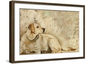 A Dog's Story 3-Elizabeth Hope-Framed Giclee Print