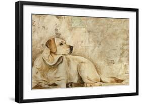 A Dog's Story 3-Elizabeth Hope-Framed Giclee Print