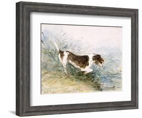 'A Dog Watching a Rat in the Water', 1831-John Constable-Framed Giclee Print