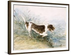 'A Dog Watching a Rat in the Water', 1831-John Constable-Framed Premium Giclee Print