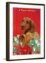 A Doggone Christmas, Dachshund-null-Framed Art Print