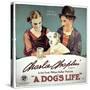 A Dogs Life, 1918-null-Stretched Canvas