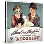 A Dogs Life, 1918-null-Stretched Canvas