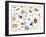 A Dogs Life Pattern-Andi Metz-Framed Art Print