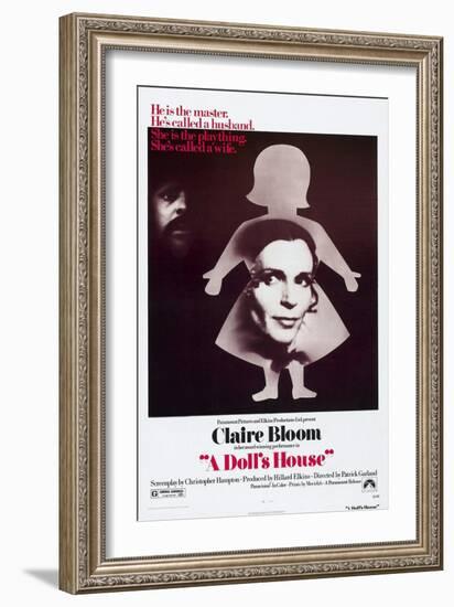 A Doll's House, Anthony Hopkins, Claire Bloom, 1973-null-Framed Art Print